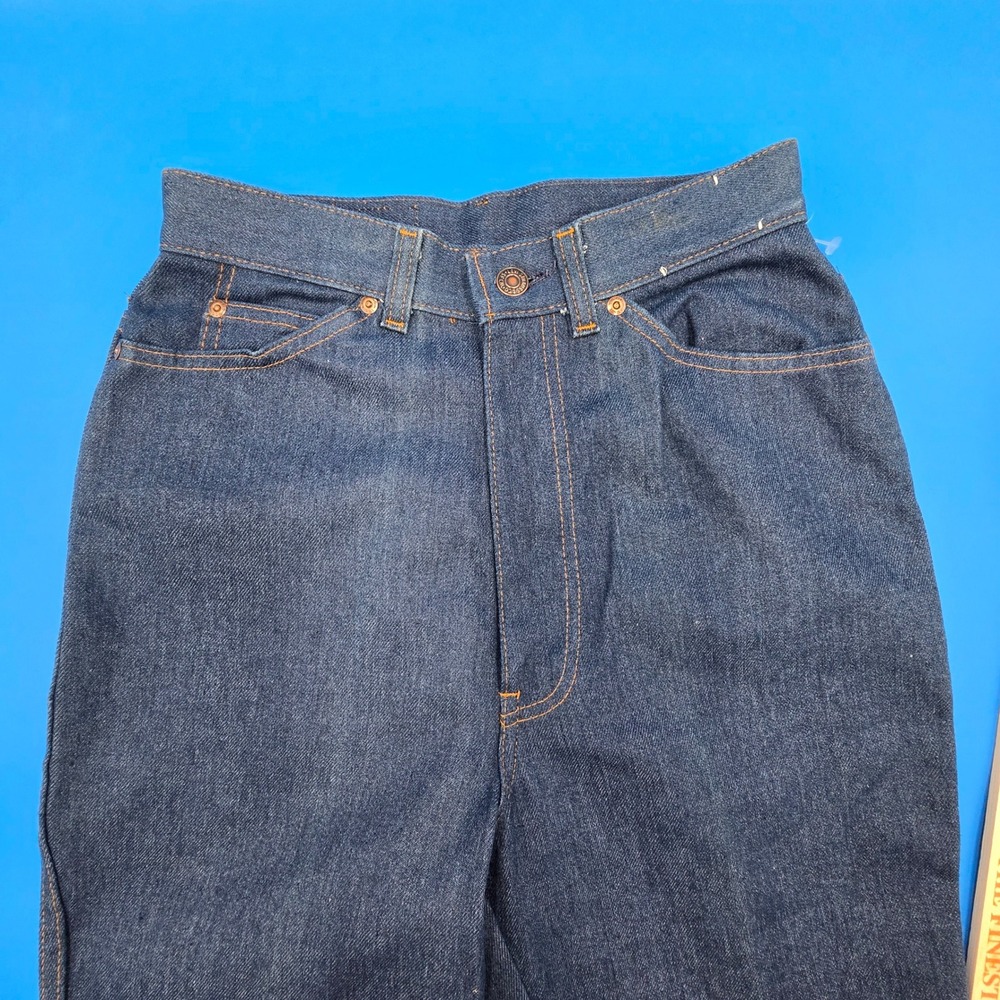 VTG 1981 Levi's 25414 Orange Tab Jeans NOS 27x34‎ Deadstock High Rise 517 USA - Picture 9 of 11